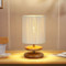 SUE Wood Table Lamp for Bedroom, Study & Living Room - Wabi-sabi Style