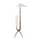 OSWIN Dimmable Solid Wood Floor Lamp for Bedroom & Living Room - Vintage Style