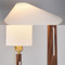 OSWIN Dimmable Solid Wood Floor Lamp for Bedroom & Living Room - Vintage Style