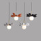 POPPY Resin Pendant Light for Living Room, Dining Room & Bedroom-Nordic Style