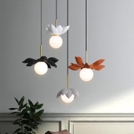 POPPY Resin Pendant Light for Living Room, Dining Room & Bedroom-Nordic Style