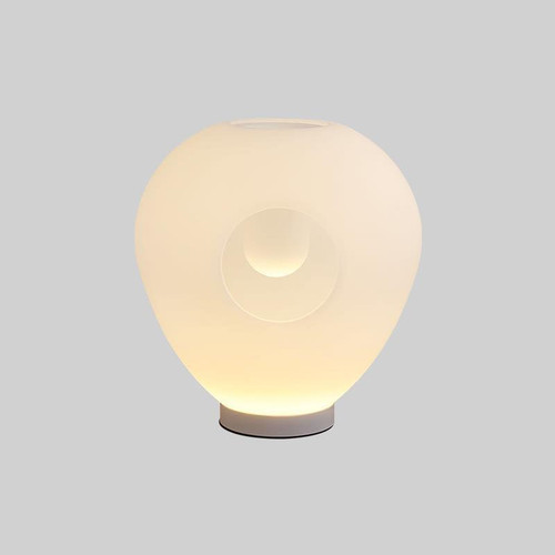 CANARY Glass Table Lamp for Bedroom, Study & Living Room - Wabi Sabi Style