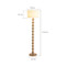 GILES Solid Wood Dimmable Floor Lamp for Living Room, Study & Bedroom-Japanese Style