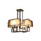 VINA Metal Chandelier Light for Study, Living & Dining Room - New Chinese Style