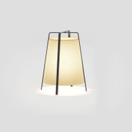 AKIKO Linen Table Lamp / Floor Lamp for Bedroom, Study & Living Room - Wabi-sabi Style