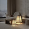 AKIKO Linen Table Lamp Floor Lamp for Bedroom, Study & Living Room - Wabi-sabi Style