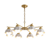 ESME Ceramic Chandelier / Ceiling Light for Living Room & Dining Room - French Style