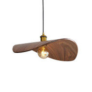ZANE Wooden Pendant Light for Hotel, Living & Dining Room - Wabi-sabi Style