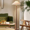 DUSK Fabric Floor Lamp for Bedroom & Living Room - Japanese Style