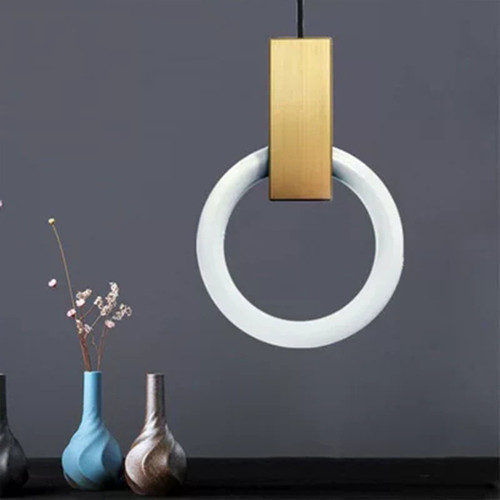 TOTTIE Ring Acrylic Pendant Light for Bedroom, Dining Room - Post-modern Style
