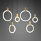 TOTTIE Ring Acrylic Pendant Light for Bedroom, Dining Room - Post-modern Style