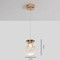 ESTELLE Acrylic Pendant Light for Bedroom, Dining Room - Modern Style