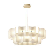 BILLE Acrylic Chandelier for Living Room & Dining Room - Wabi-sabi Style