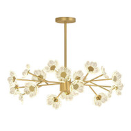 BEAU Dimmable Acrylic Chandelier for Living Room & Dining Room - Nordic Style