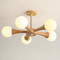 NOVAK Wooden Chandelier for Living Room & Dining Room - Nordic Style