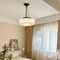 ESEK Glass Ceiling Light / Pendant Light for Bedroom & Living Room - French Style