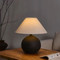 YUKIO Ceramic Table Lamp for Bedroom & Study - Wabi-sabi Style