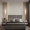 DOLLY Glass Wall Light for Living room, Bedroom - Modern Minimalist Style
