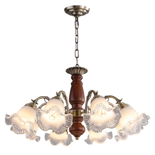 OSWIN Glass Modern Chandelier for Bedroom, Dining Room - French Style