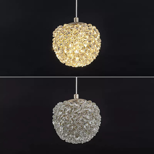 HONORA Crystal Pendant Light for Bedroom, Living Room - Modern Style