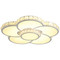 STERLING Dimmable Crystal and Acrylic Ceiling Light for Living Room, Bedroom- Modern Minimalist Style
