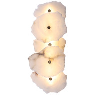 CESARE Alabaster Wall Light for Living Room & Bedroom - Modern Style