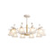 LINDSEY Crystal Chandelier Light for Dining Room & Living Room - Nordic Style