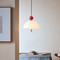 MILLIE Glass Pendant Light for Living Room & Bedroom - Cream Style