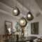 XANTHE Polystyrene Pendant Light for Living Room & Island - Wabi-Sabi Style