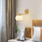 FLEUR Rubberwood Wall Light for Bedroom - Modern Style 