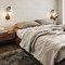 ANNETTE Wood Wall Light for Bedroom - Vintage Style