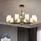 HARRIET Copper Chandelier for Living Room & Dining Room - New Chinese Style HARRIET Copper Chandelier for Living Room & Dining Room - New Chinese Style