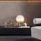 LUMINA Glass Table Lamp for Bedroom & Living Room - Modern Style 