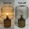 HERRERA Glass Table Lamp for Bedroom & Living Room - Modern Style HERRERA Glass Table Lamp for Bedroom & Living Room - Modern Style