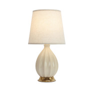 SHIZU Dimmable Ceramic Table Lamp for Study, Bedroom & Living Room - Minimalist Style
