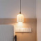 MIHARU Glass Pendant Light for Living Room, Bedroom & Dining Room - Japanese Style 