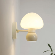 HERMOSA Metal Wall Light for Bedroom, Dining & Living Room - Cream Style