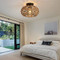 MIDORI Rattan Ceiling Light for Living Room & Bedroom - Modern Style 