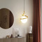 AMIS Glass Pendant Light for Dining Room, Living Room & Bedroom - Minimalist Style