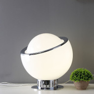 EDWINA Glass Table Lamp for Living Room, Bedroom & Study - Modern Style