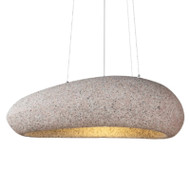 SHARON Polystyrene Chandelier for Living Room & Dining Room - Wabi-Sabi Style