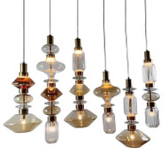 BEAU Glass Pendant Light for Bedroom, Dining Room & Living Room - Nordic Style