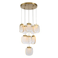 YVETTE Crystal Pendant Light for Bedroom, Dining Room & Living Room - Modern Style