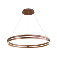 KUBO Dimmable Aluminum Chandelier for Bedroom, Dining Room & Living Room - Minimalist Style