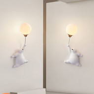 WINNIE Resin Wall Light for Children's Bedroom & Nursery - Modern Style