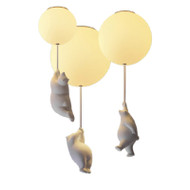 VERNEY Resin Bear Ceiling Light Children's Bedroom & Nursery - Modern Style