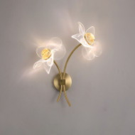 FLEUR Acrylic Wall Light for Study, Bedroom & Living Room - Minimalist Style