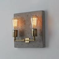 MAGNUS Cement Wall Light for Study, Bedroom & Living Room - Industrial Style