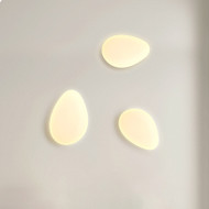 COBBLE PE Wall Light for Bedroom, Living & Kids' Room - Modern Style