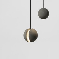 WENDY Cement Pendant Light for Living Room, Dining Room & Bar - Wabi-Sabi Style